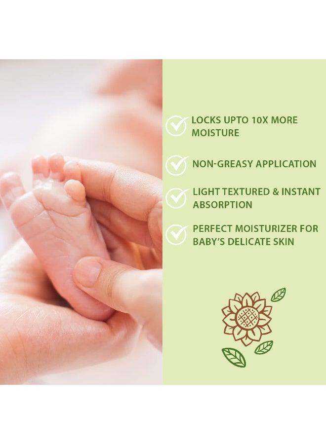 WBM Care Baby Oil | Moisturizing Baby Massage Oil | Mineral Oil-Free with 100% Natural Ingredients and Vitamin E | 10 oz for gentle care and nourishment - Image 4